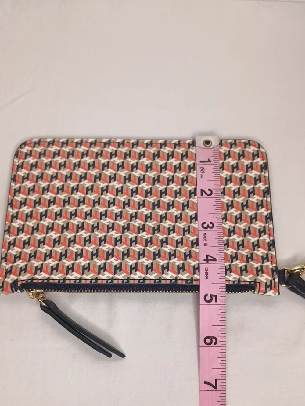 Tommy Hilfiger Monogram Wristlet Wallet Women's Coin Purse